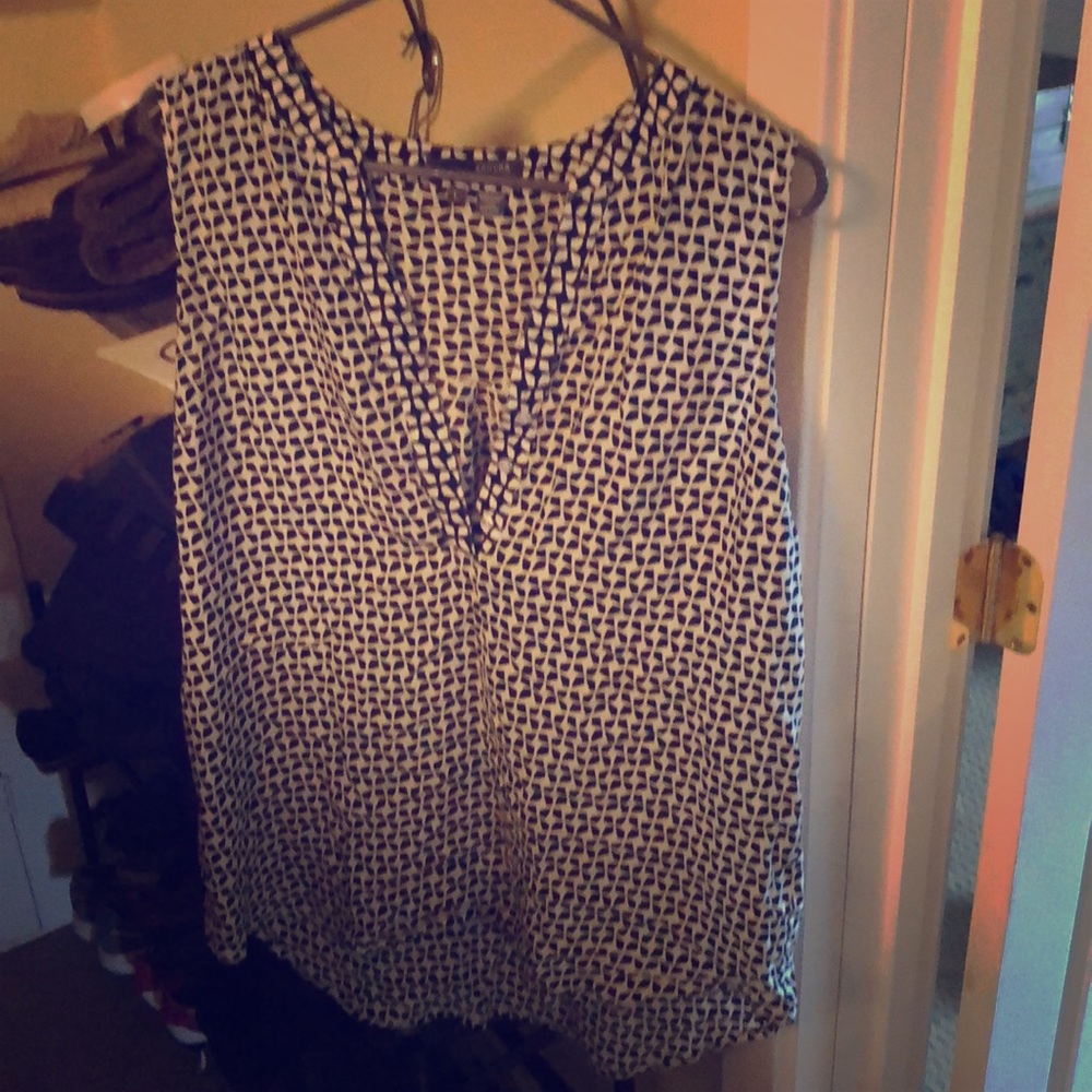 Black and White Blouse by Sandra